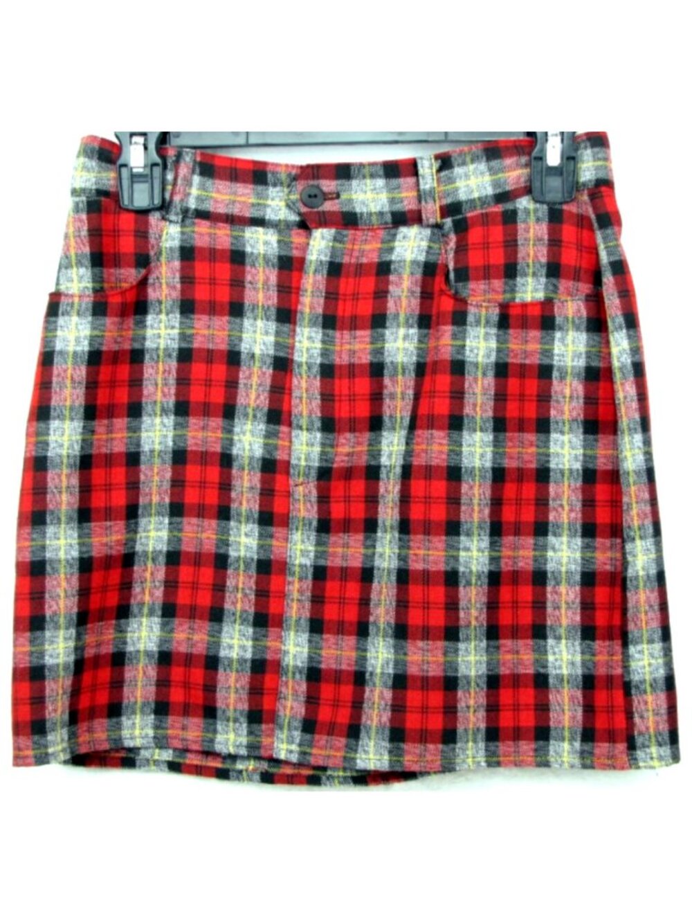 SALE! Plaid Red Short Mini Skirt